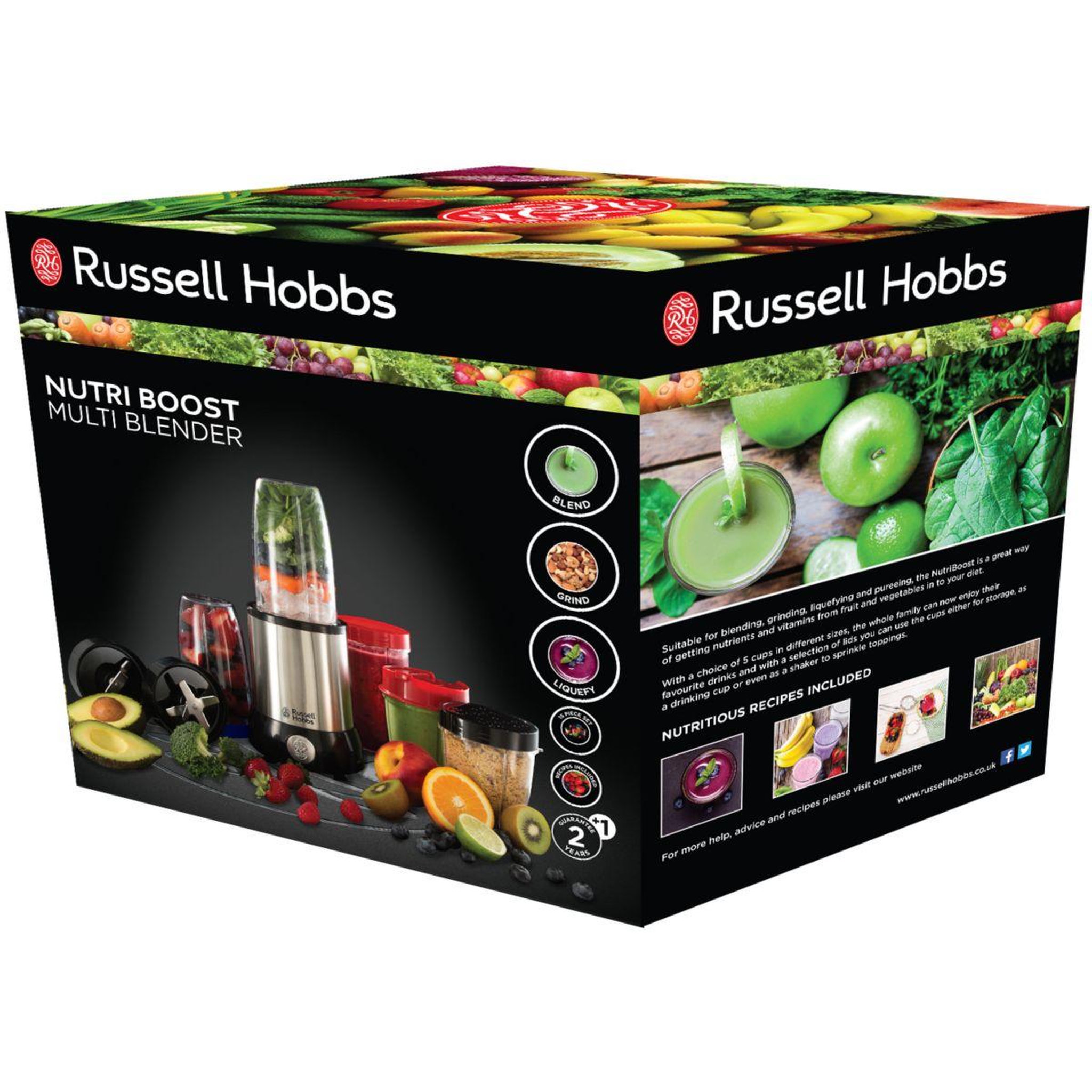 Voir la diapositive 2 : Russell Hobbs Blender nutriboost 23180-56