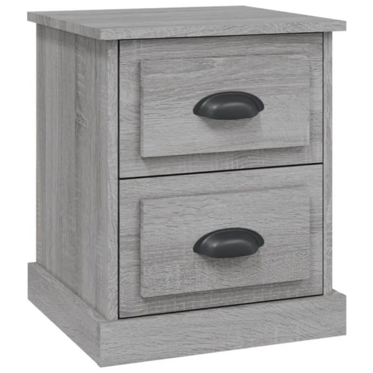 VIDAXL Table de chevet sonoma gris 39x39x47,5 cm bois d ingénierie