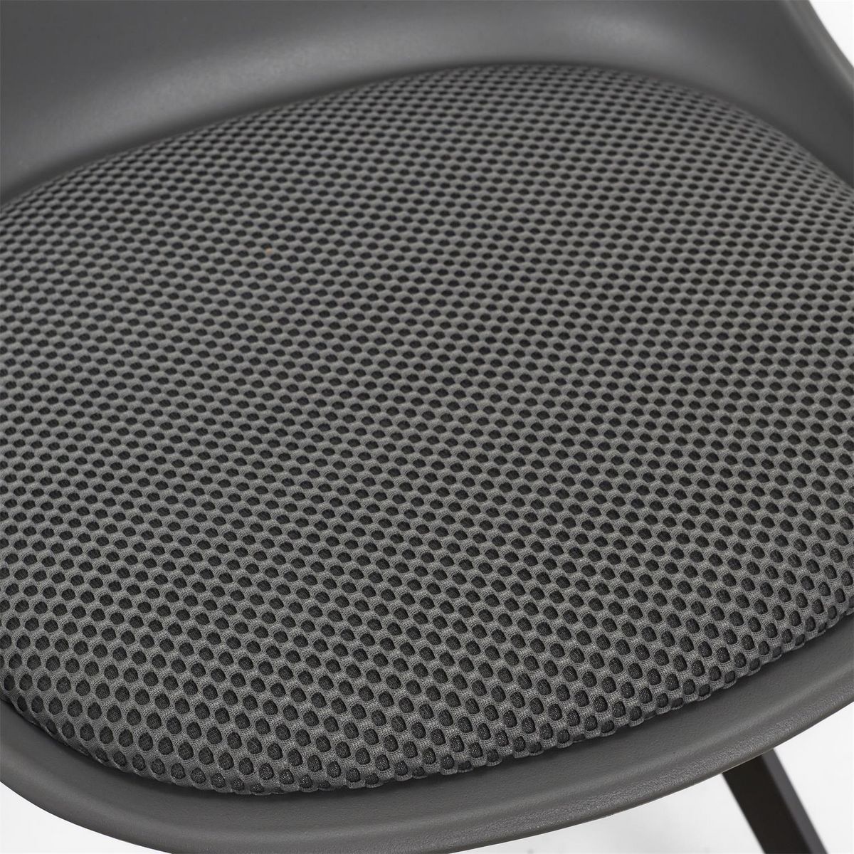 TOILINUX Lot de 4 chaises avec coussin ATOME