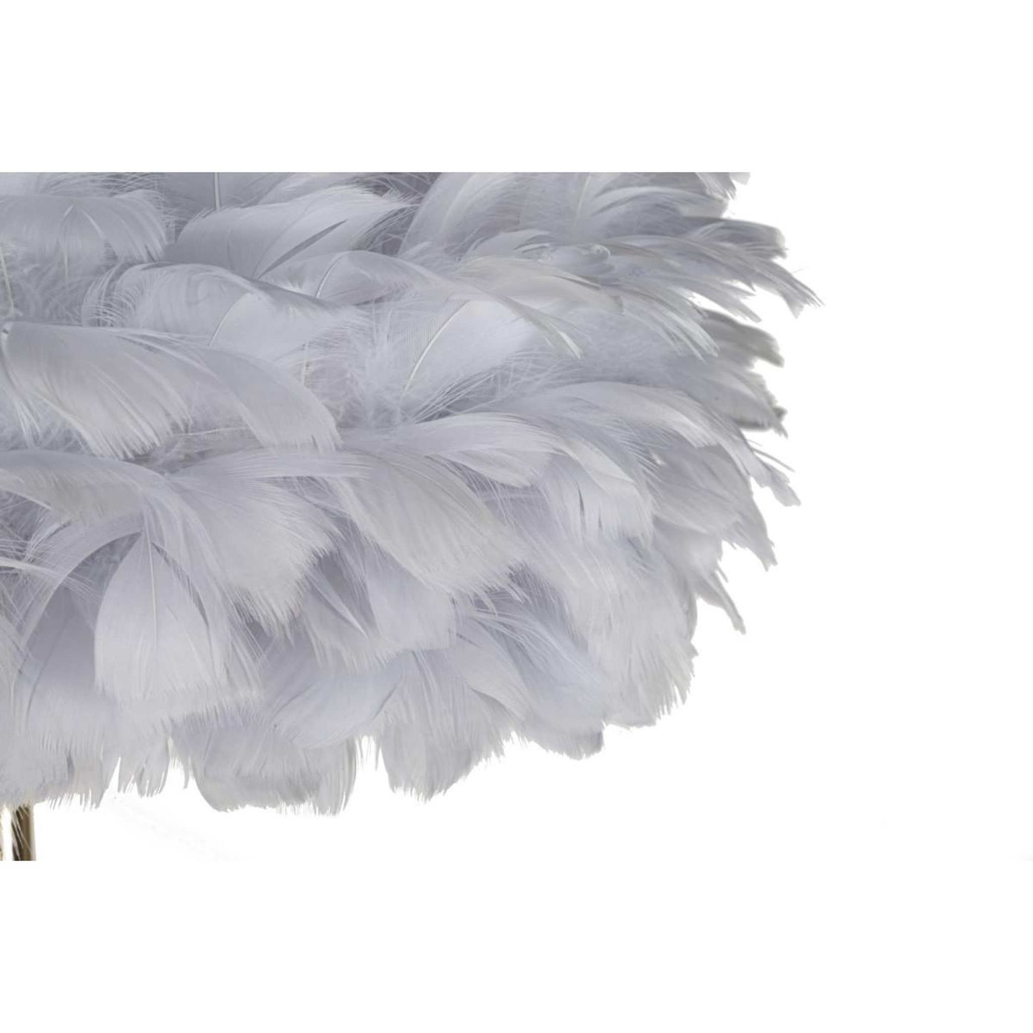 Voir la diapositive 3 : Paris Prix Lampadaire imitation plume  slim  170cm or & gris