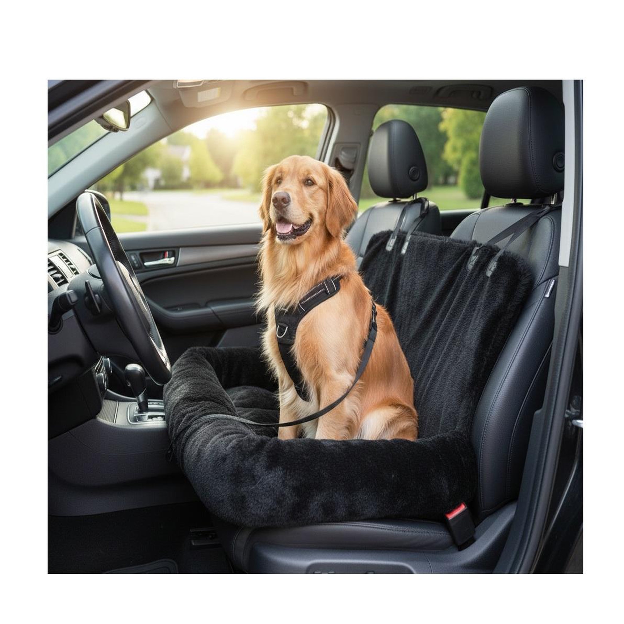 Voir la diapositive 3 : Eden Siege auto banquette doudou pour chien