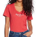 Pepe Jeans T shirt  Femme Pepe jeans Wendy V. Coloris disponibles : Rouge