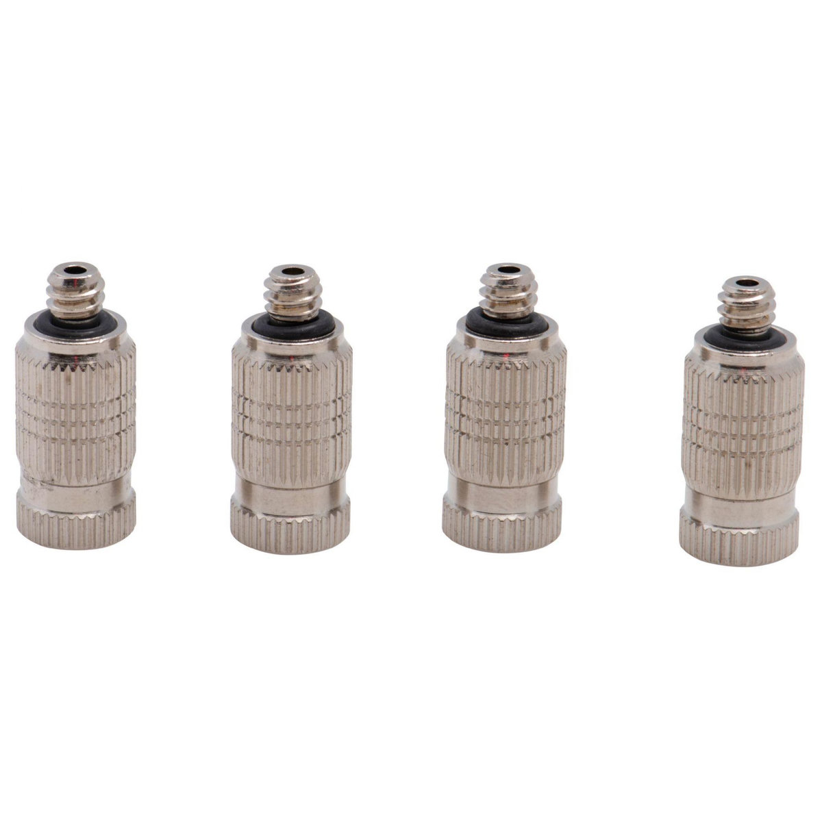 Jardibric Lot de 4 Buses chromées anti-gouttes