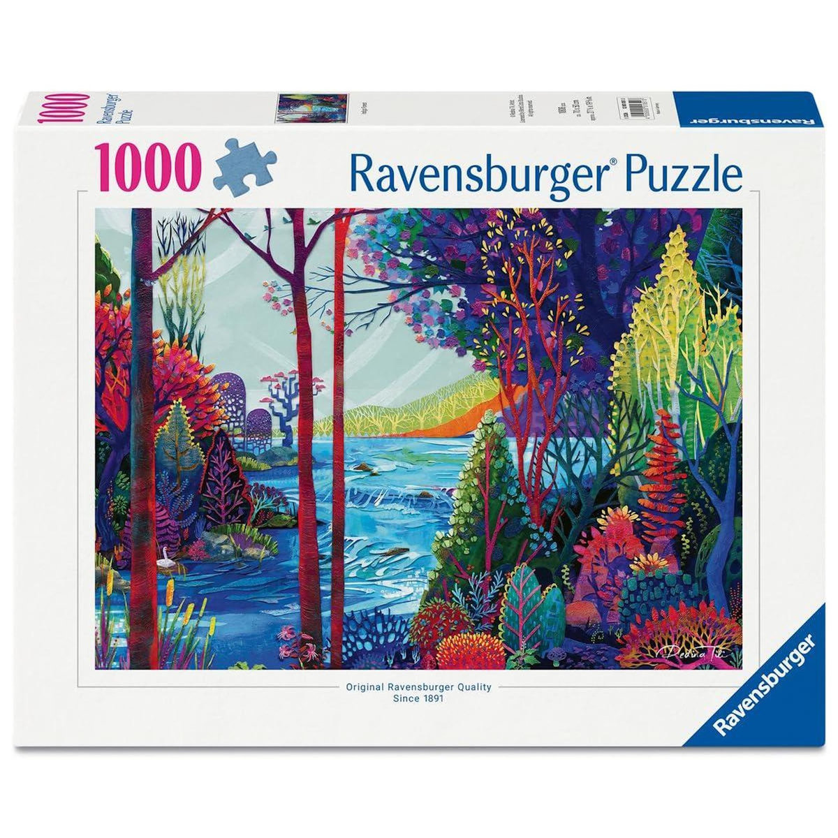 RAVENSBURGER Puzzle 1000 pièces - Forêt Indigo