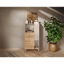 Voir la diapositive 1 : BEST MOBILIER Estelle - buffet haut - 2 portes - 81x154 cm