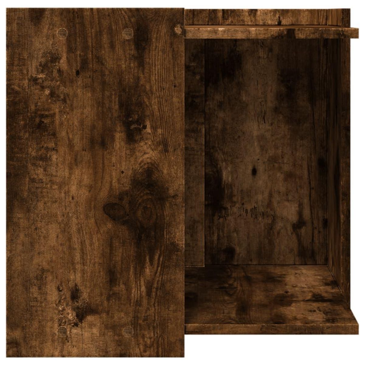 VIDAXL Meuble de bac a litiere pour chat chene fume bois d'ingenierie