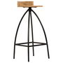 Voir la diapositive 4 : VIDAXL Chaises de bar lot de 2 bois de manguier solide