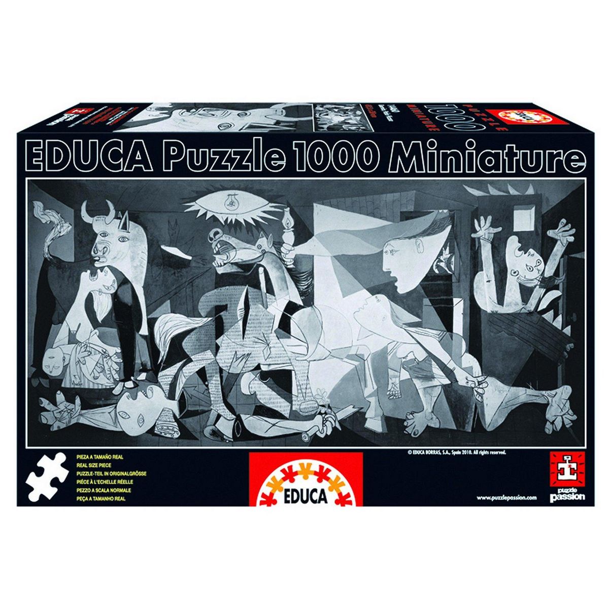 EDUCA Puzzle 1000 pièces -  Picasso - Guernica : Miniature