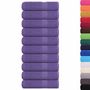 Voir la diapositive 2 : VIDAXL Essuie mains 10 pcs violet 50x100 cm 360 g m² 100% coton