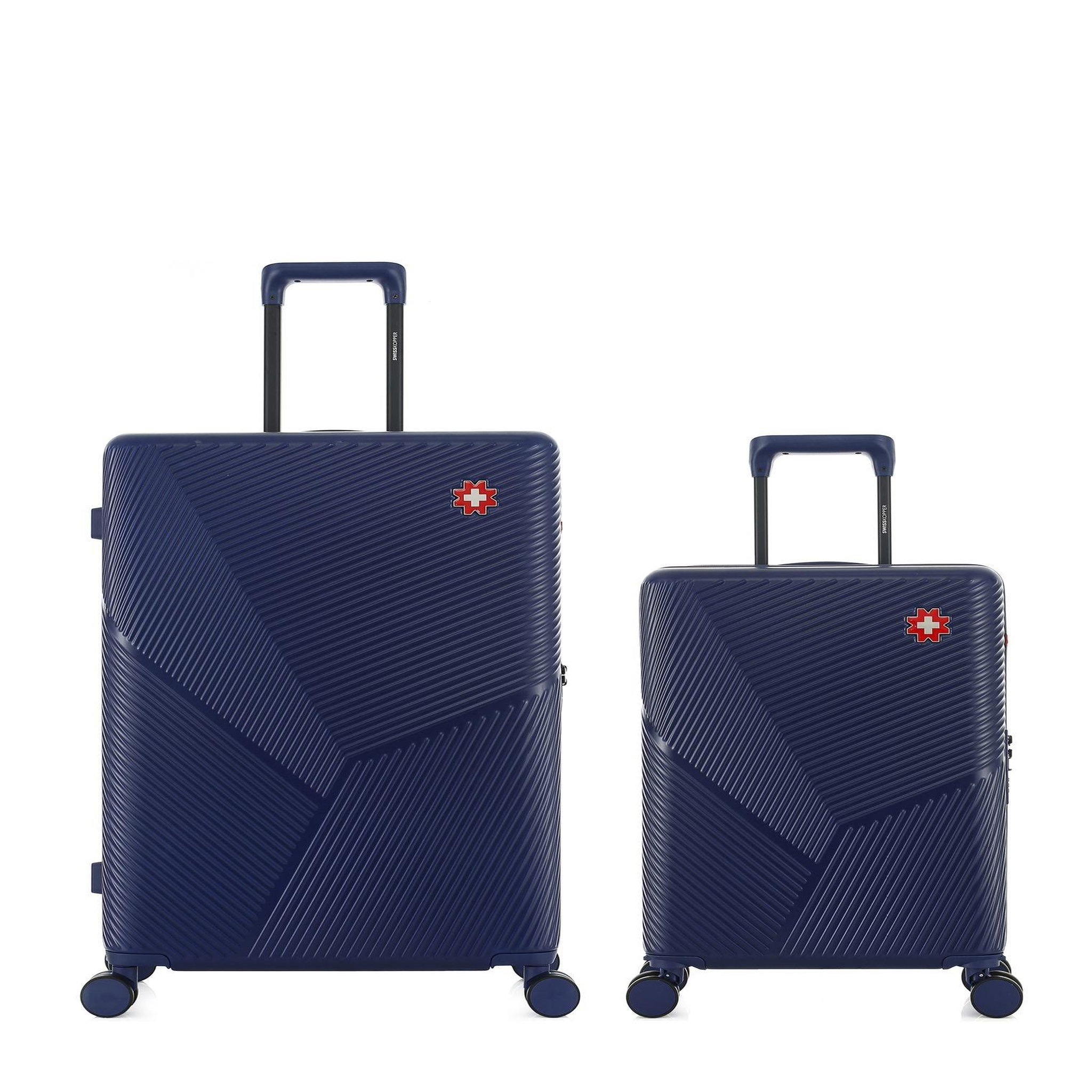 SWISS KOPPER Lot de 2 Valises Rigides Grand Format et Cabine FRIBOURG