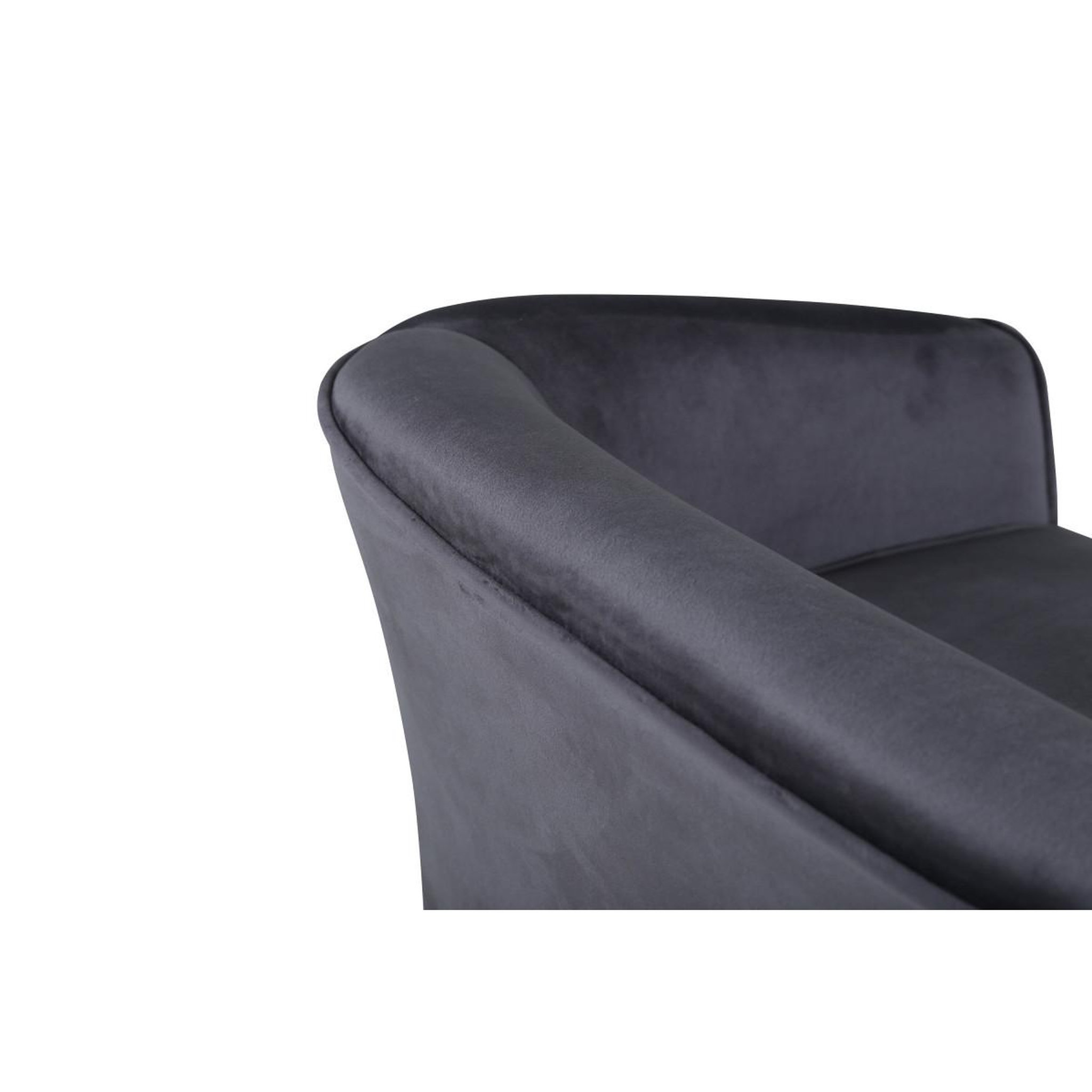 Voir la diapositive 5 : Paris Prix Canapé enfant en velours  moon  90cm gris