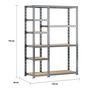 Voir la diapositive 2 : Concept rangement de garage MODULÖ STORAGE SYSTEME EXTENSION 2 étagères 10 plateaux longueur 150 cm