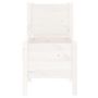 Voir la diapositive 5 : VIDAXL Jardiniere Blanc 245,5x44x75 cm Bois massif de pin