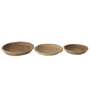Voir la diapositive 2 : Paris Prix Lot de 3 Coupelles Déco  Chad  40cm Naturel