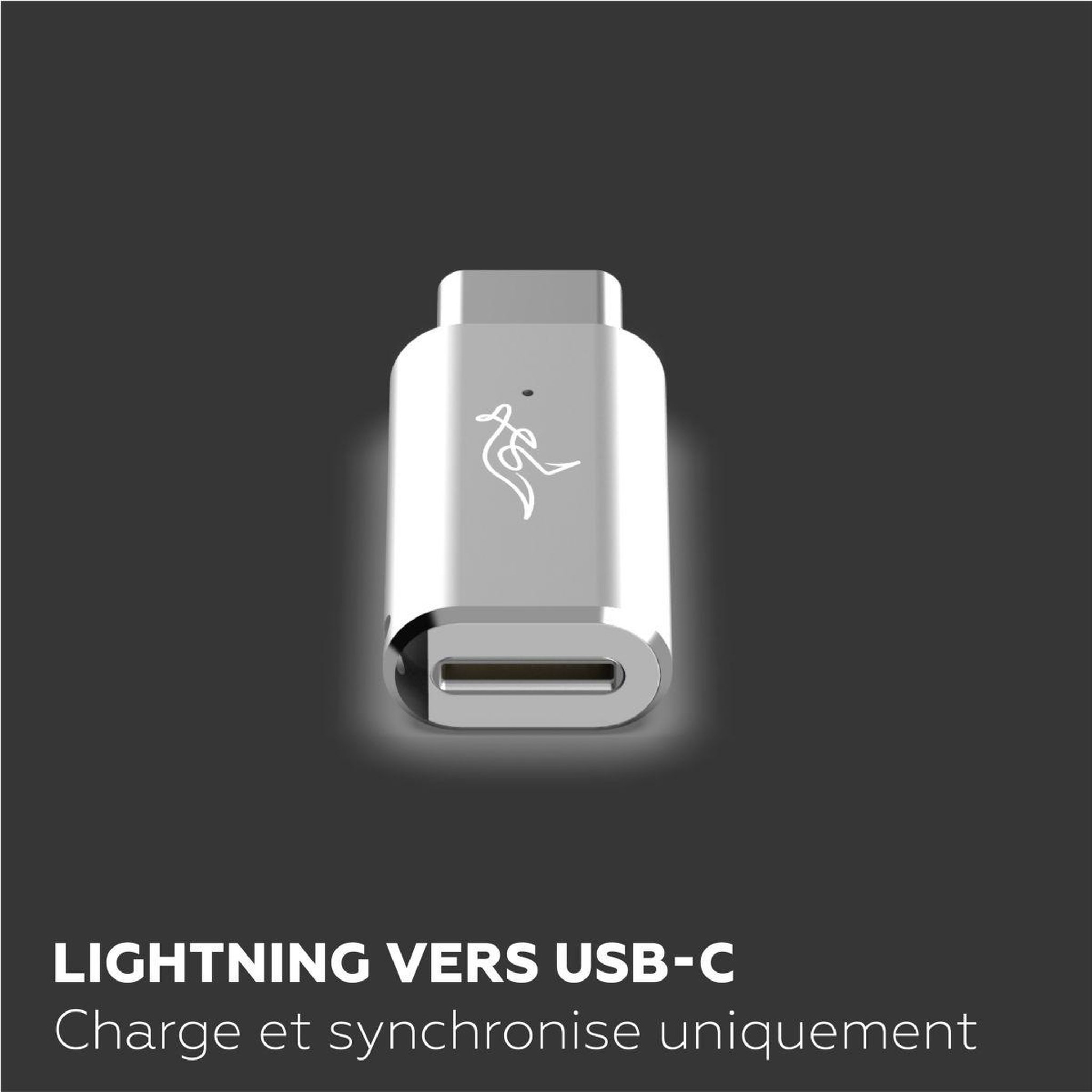 Voir la diapositive 2 : Mobility Lab Adaptateur USB C USB-C vers Lightning