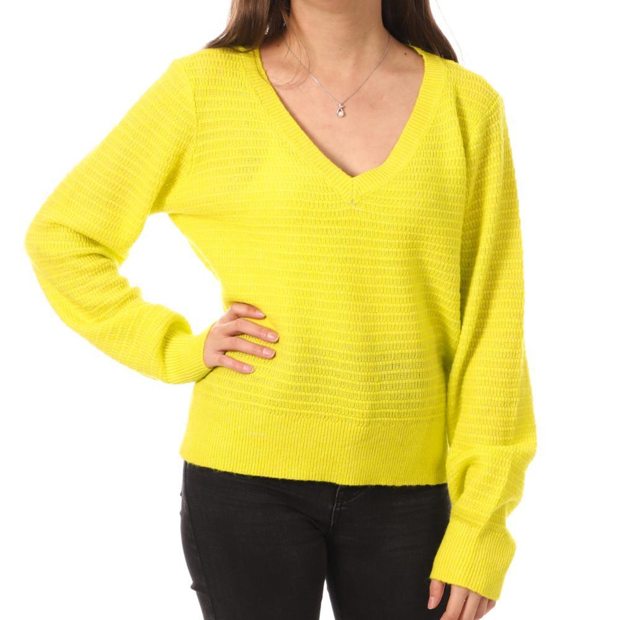 Vero Moda Pull  Anis Femme Vero Moda Parker. Coloris disponibles : Vert