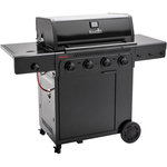CHAR BROIL Barbecue gaz Essential 4G, sur chariot, 5 brûleurs dont 1 latéral, surface de cuisson 72 x 46 cm