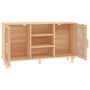 Voir la diapositive 5 : VIDAXL Buffet Marron 105x30x60 cm Bois de pin massif et rotin naturel