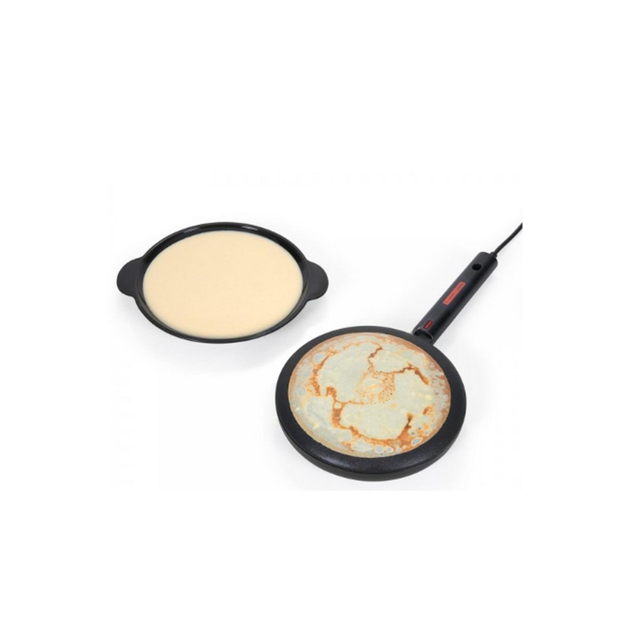 Voir la diapositive 2 : LIVOO Crêpière électrique 600w 20cm noir - DOP258CO