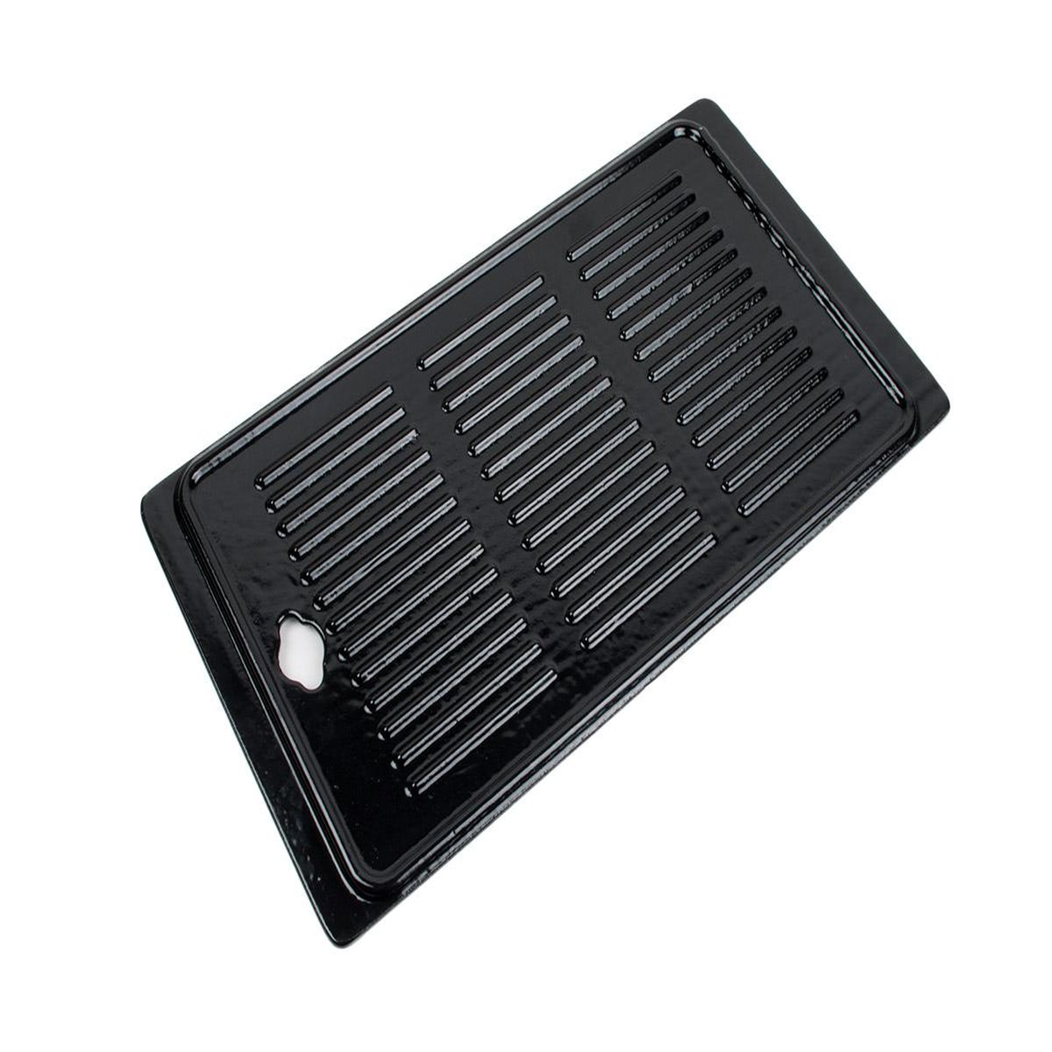 Voir la diapositive 2 : SOMAGIC Plancha fonte émaillée double face 43 x 23 cm pour barbecues gaz 4 brûleurs - somagic