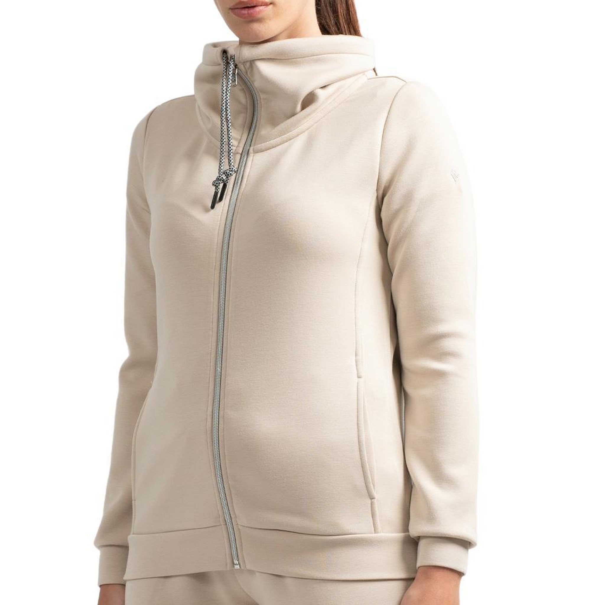 SUN VALLEY Sweat à Capuche Beige Femme Sun Valley DIEMOZ. Coloris disponibles : Beige