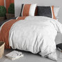 Voir la diapositive 2 : ATELIER DU COTON Parure Housse De Couette 100% Coton 57fils Equinoxe