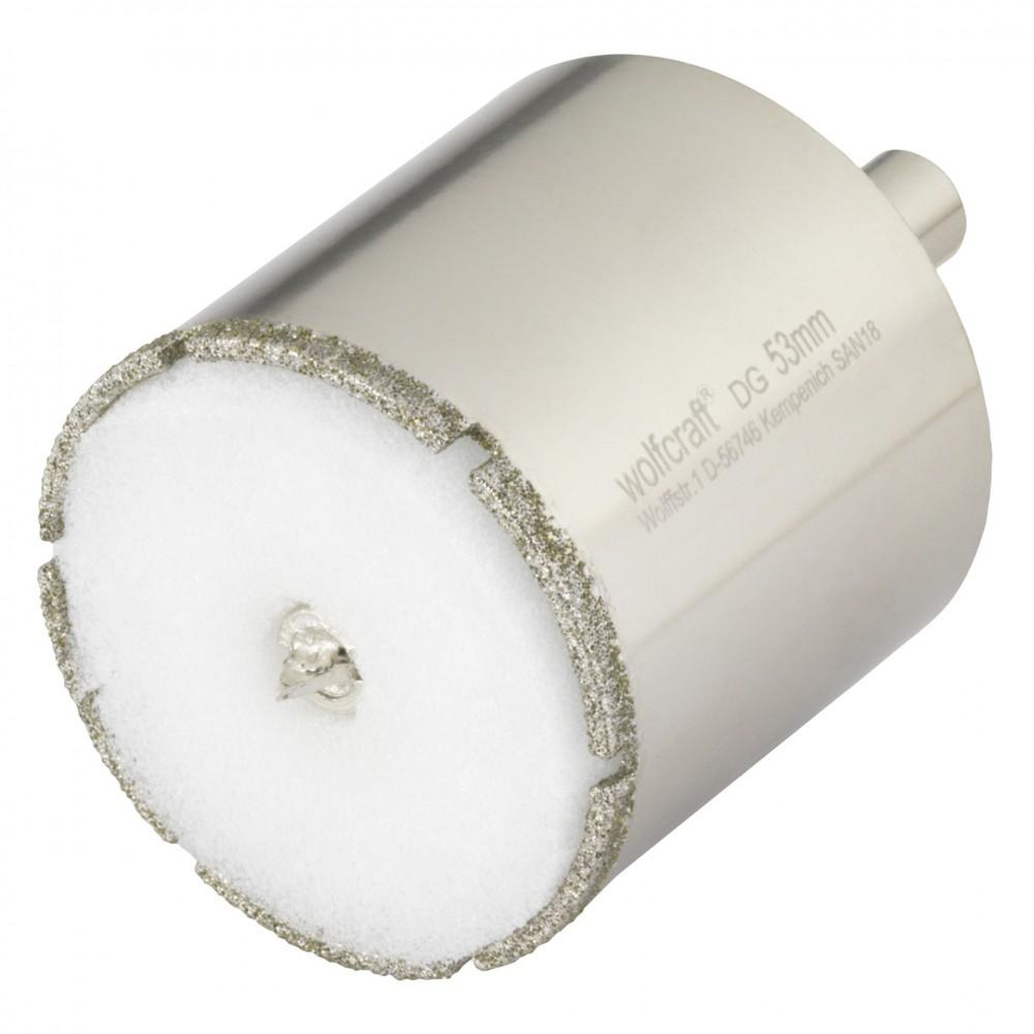 WOLFCRAFT Trépan diamant carrelage p45, Diam.53 mm WOLFCRAFT