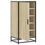Voir la diapositive 5 : VIDAXL Etagere a chaussures chene sonoma 48x38x97,5 cm bois ingenierie