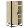 Voir la diapositive 5 : VIDAXL Etagere a chaussures chene sonoma 48x38x97,5 cm bois ingenierie
