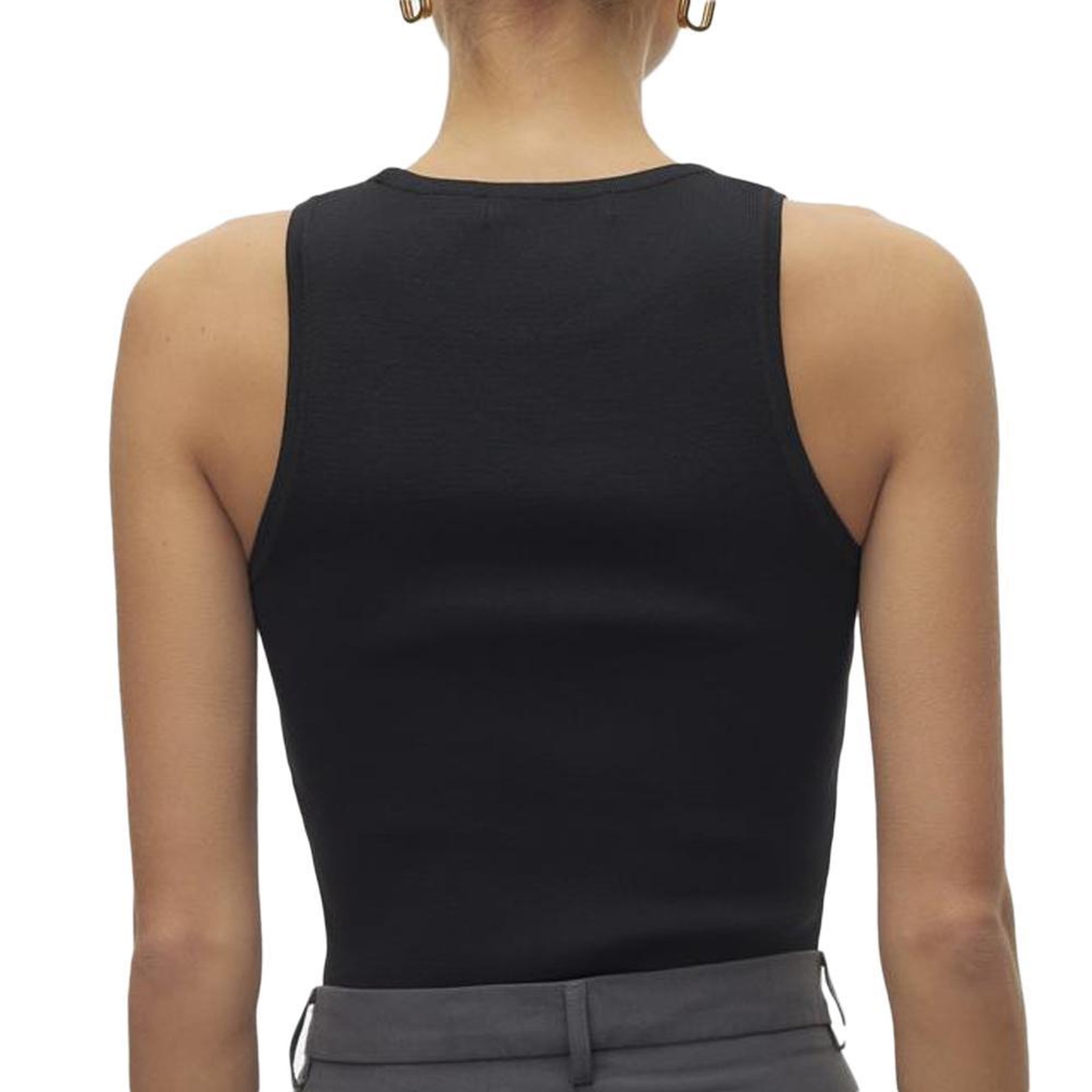 Voir la diapositive 2 : Vero Moda Crop Top Noir Femme Vero Moda Ginny