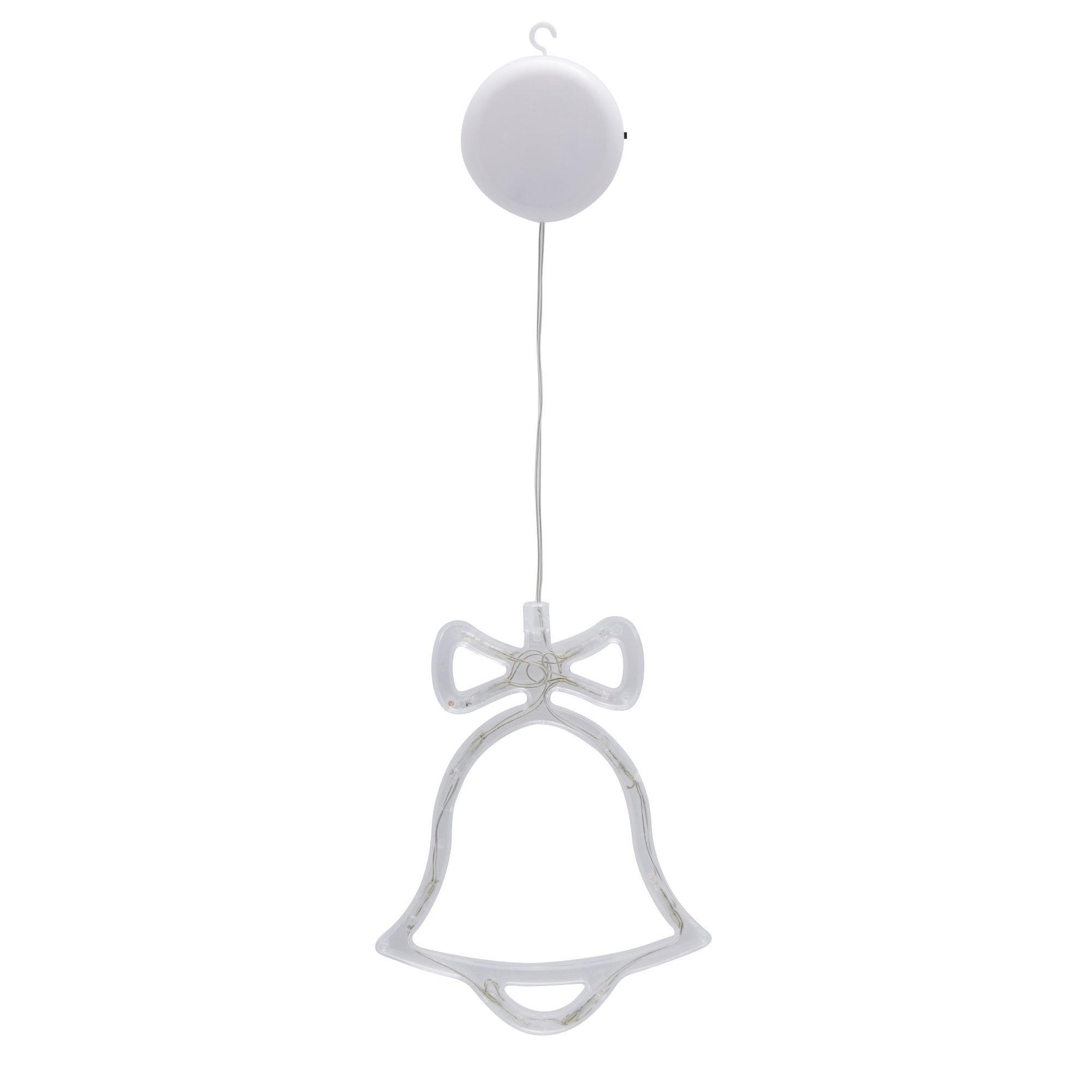 Voir la diapositive 4 : WERKAPRO Cloche lumineuse à pile 10LED  18 x 15 x 1cm