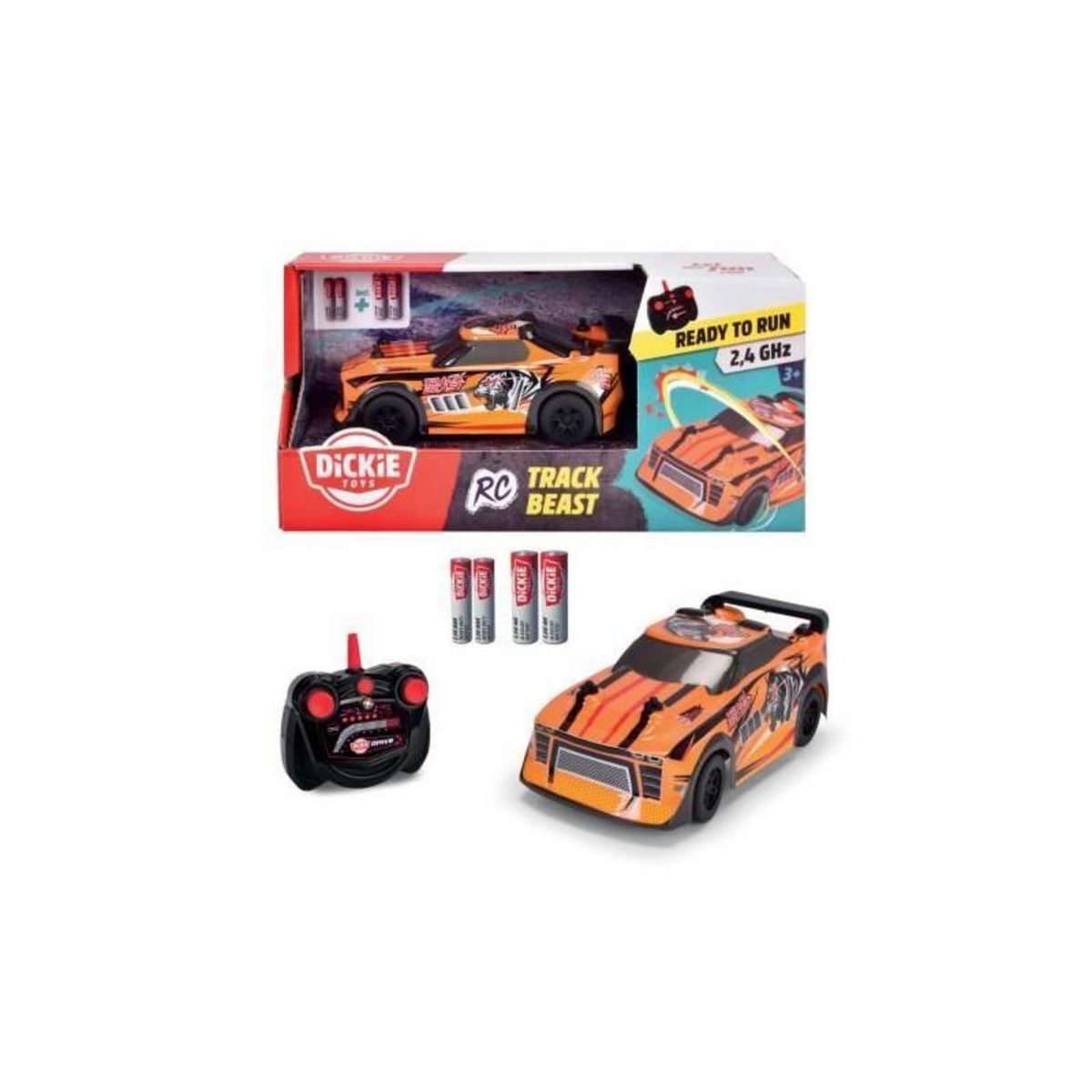 DIAMOND FOOTBALL COMPANY Dickie Toys - RC Auto Track Beast - Voiture télécommandée - Des 6 Ans