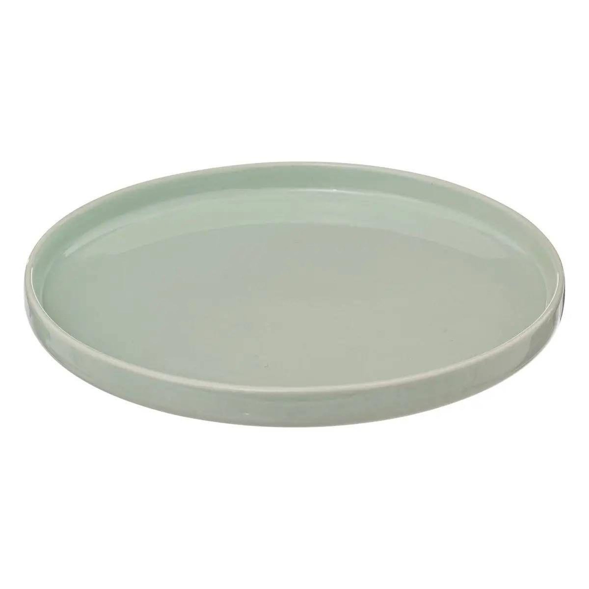 Voir la diapositive 2 : SECRET DE GOURMET Lot de 6 assiettes à dessert  marie  vert clair
