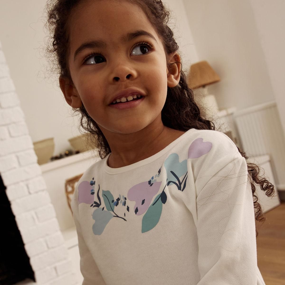 Petit Béguin Robe enfant en molleton Polarmoon