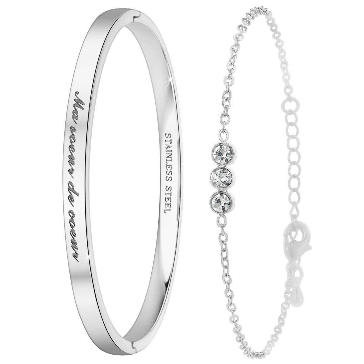SC CRYSTAL Set de 2 bracelets SC Crystal®