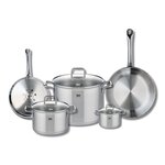 ELO Ensemble de 2 Poêles de cuisson 24 et 28 cm et 3 faitouts 12, 20 et 26 cm Elo Profi Citrin