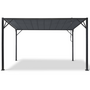 Voir la diapositive 4 : ID MARKET Pergola lames orientables 3x4 M gris anthracite