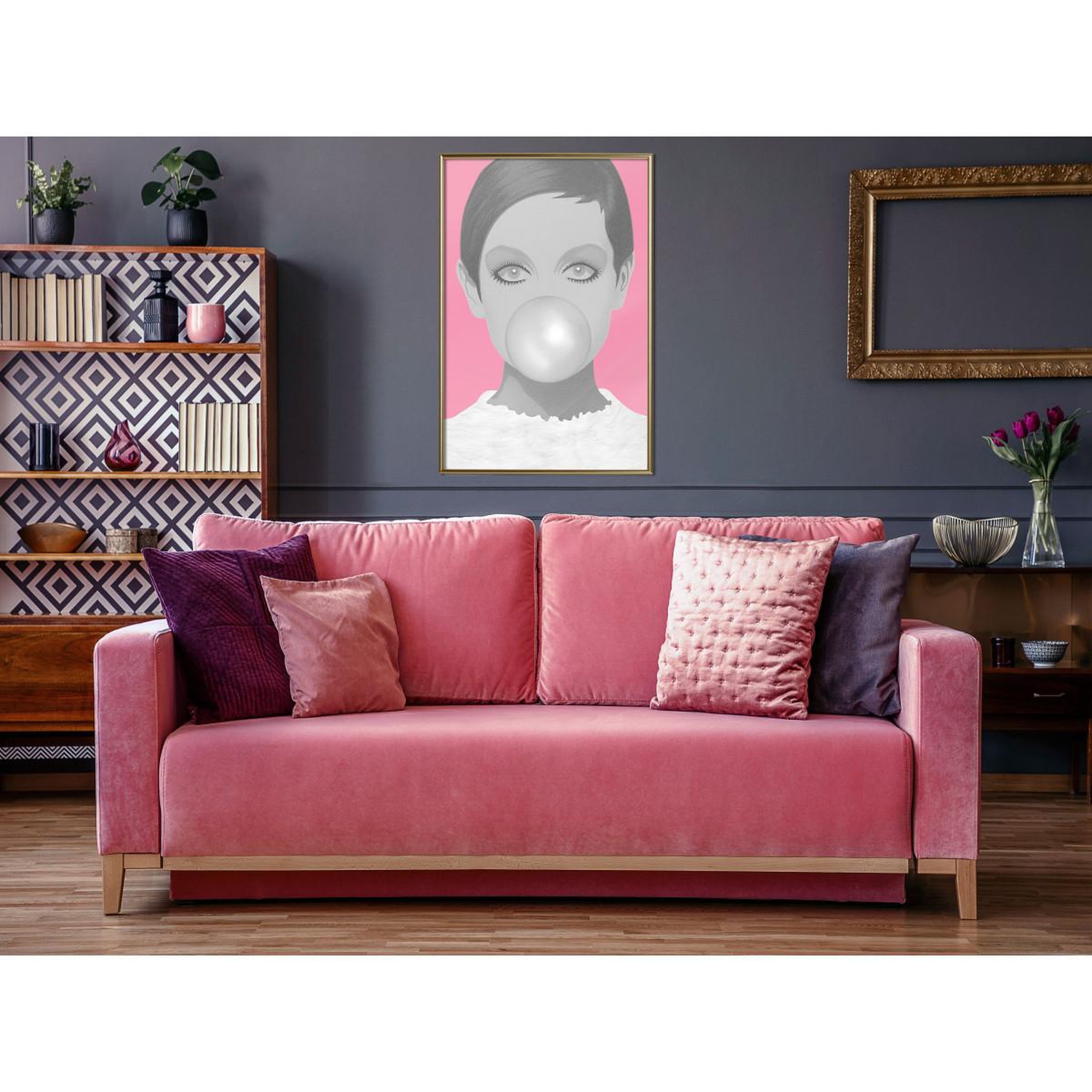 Voir la diapositive 2 : Paris Prix Affiche Murale Encadrée  Twiggy