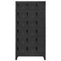 Voir la diapositive 2 : VIDAXL Armoire a casiers Anthracite 90x40x180 cm Acier