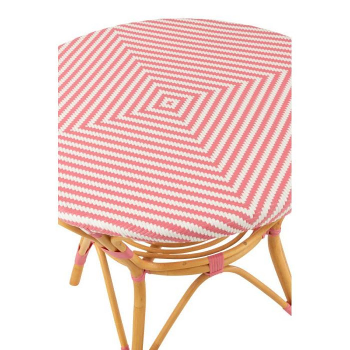 Paris Prix Table à Manger en Rotin  Danial  90cm Rose