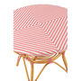 Voir la diapositive 3 : Paris Prix Table à Manger en Rotin  Danial  90cm Rose