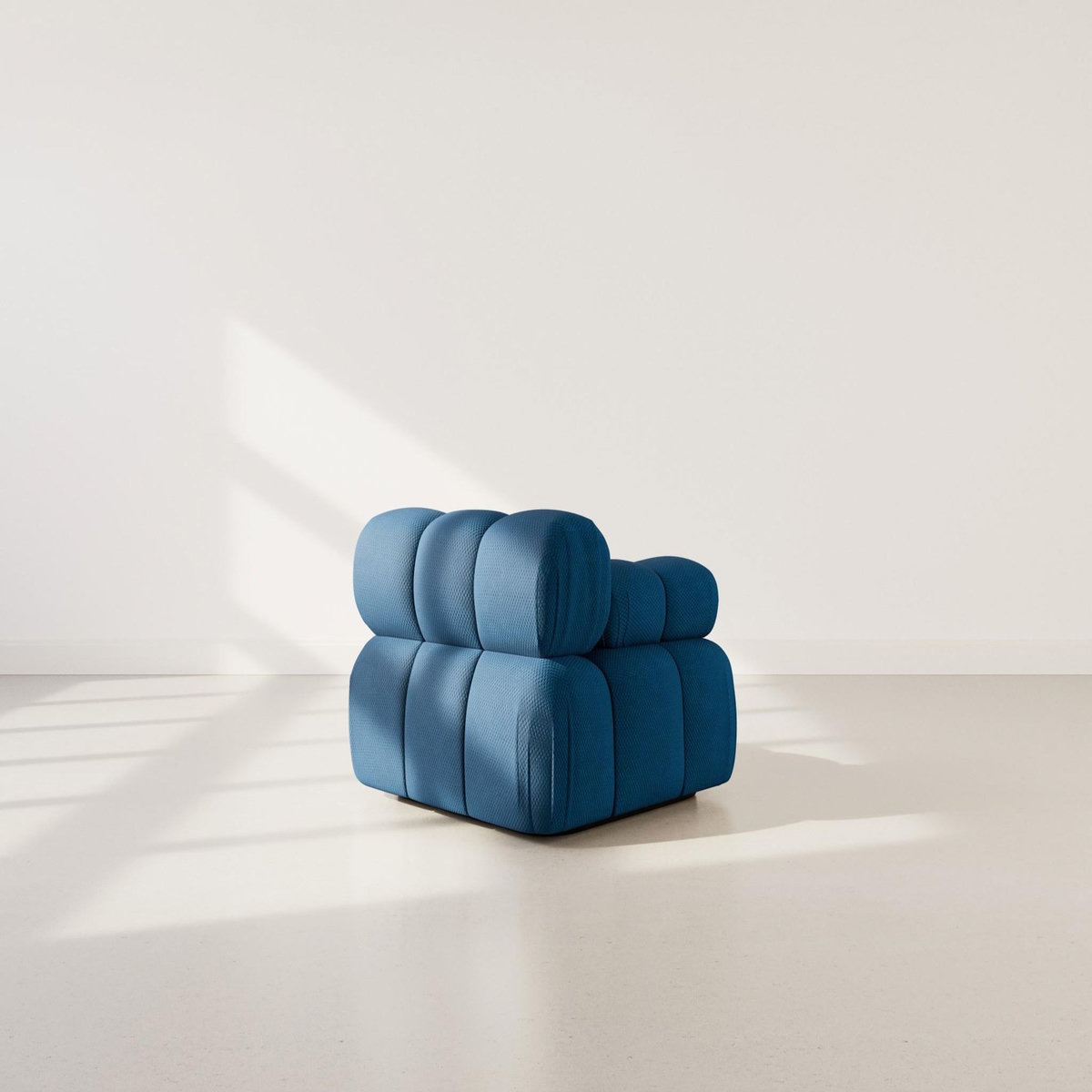 LISA DESIGN Ruby - module d'assise gauche en velours texturé