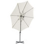 Voir la diapositive 3 : VIDAXL Parasol de jardin avec base portable sable