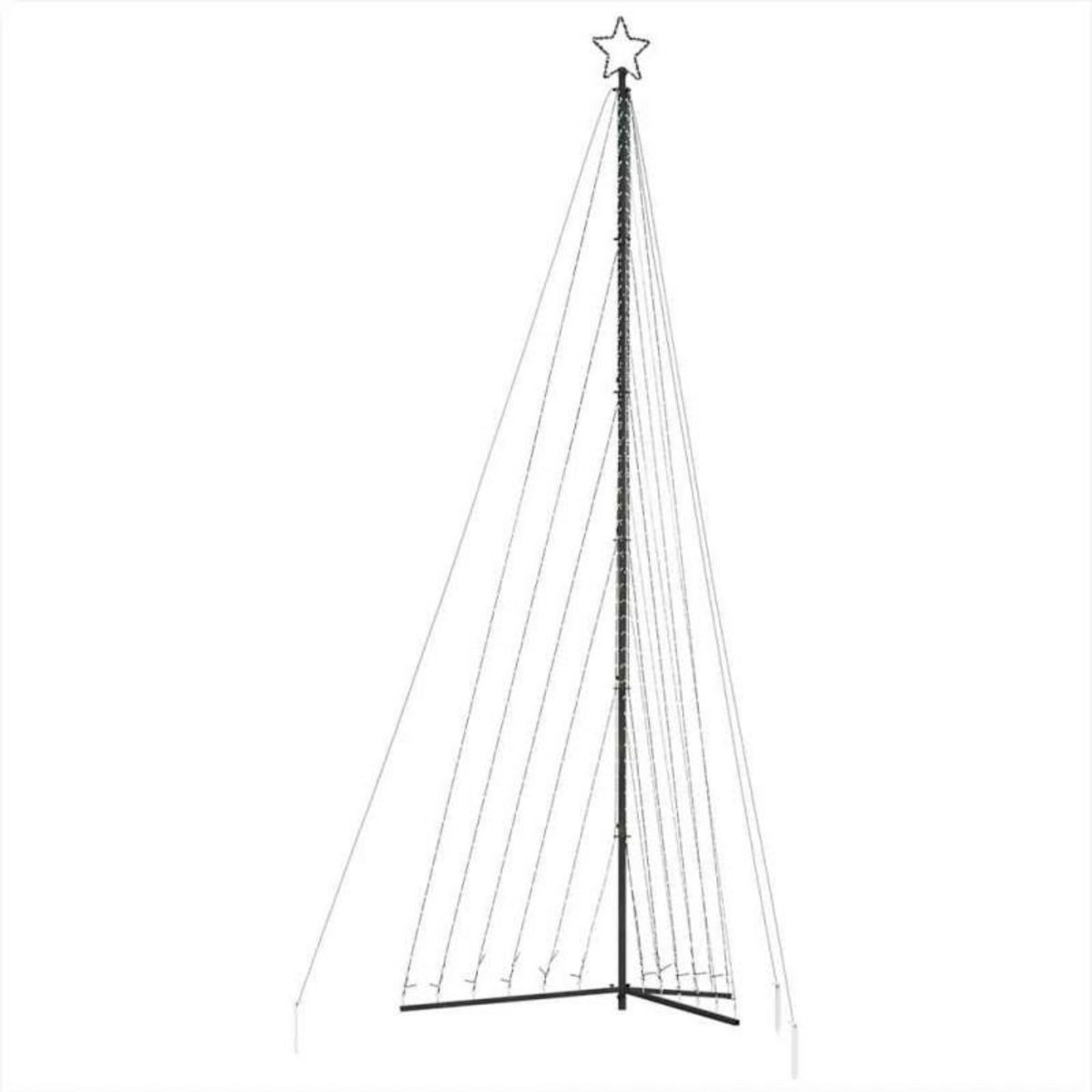 VIDAXL Guirlande de sapin de Noël 789 LED colorées 476 cm