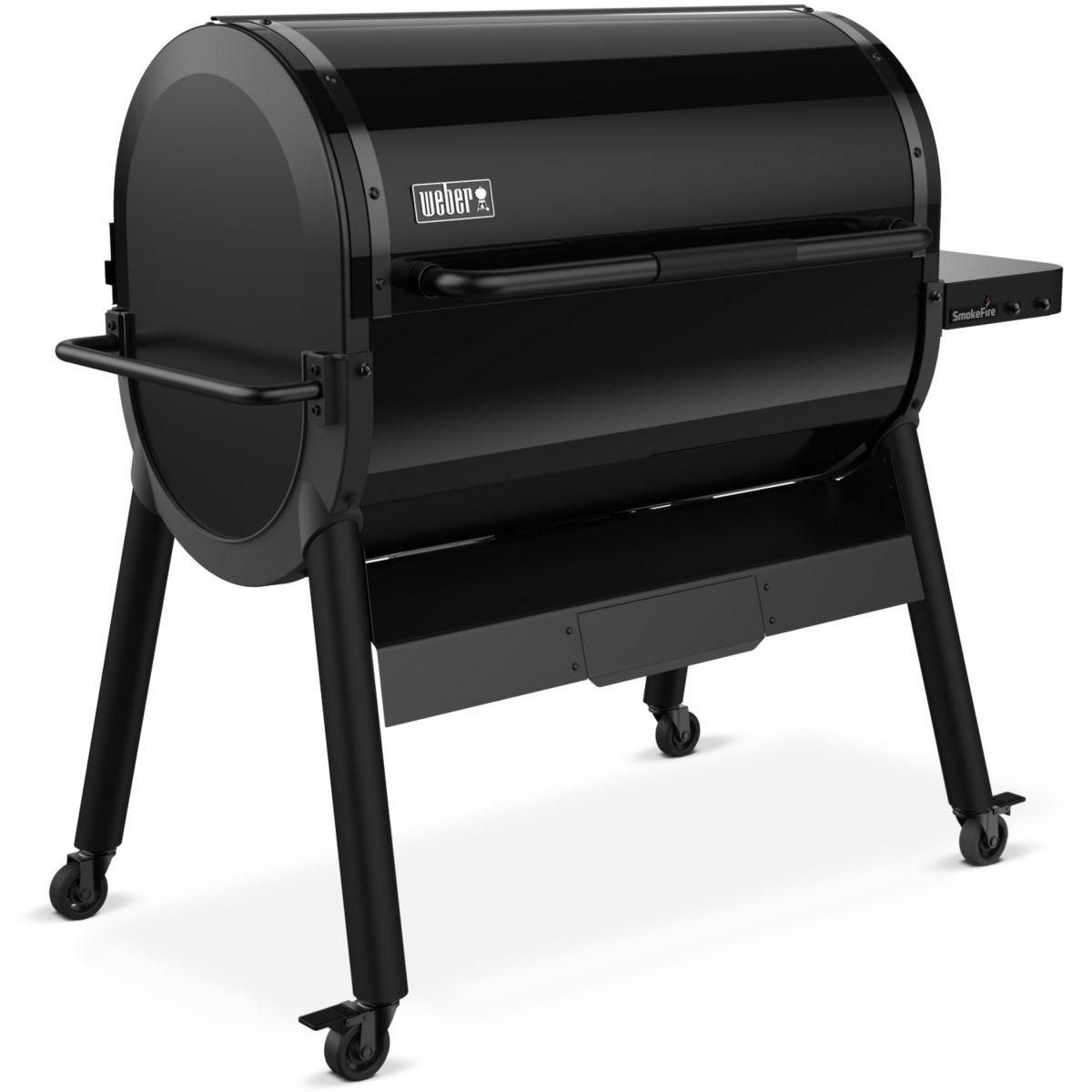 Weber Barbecue pellet Smokefire EPX6 black sur chariot, grille haute 91x25 cm, grille basse 91x45 cm