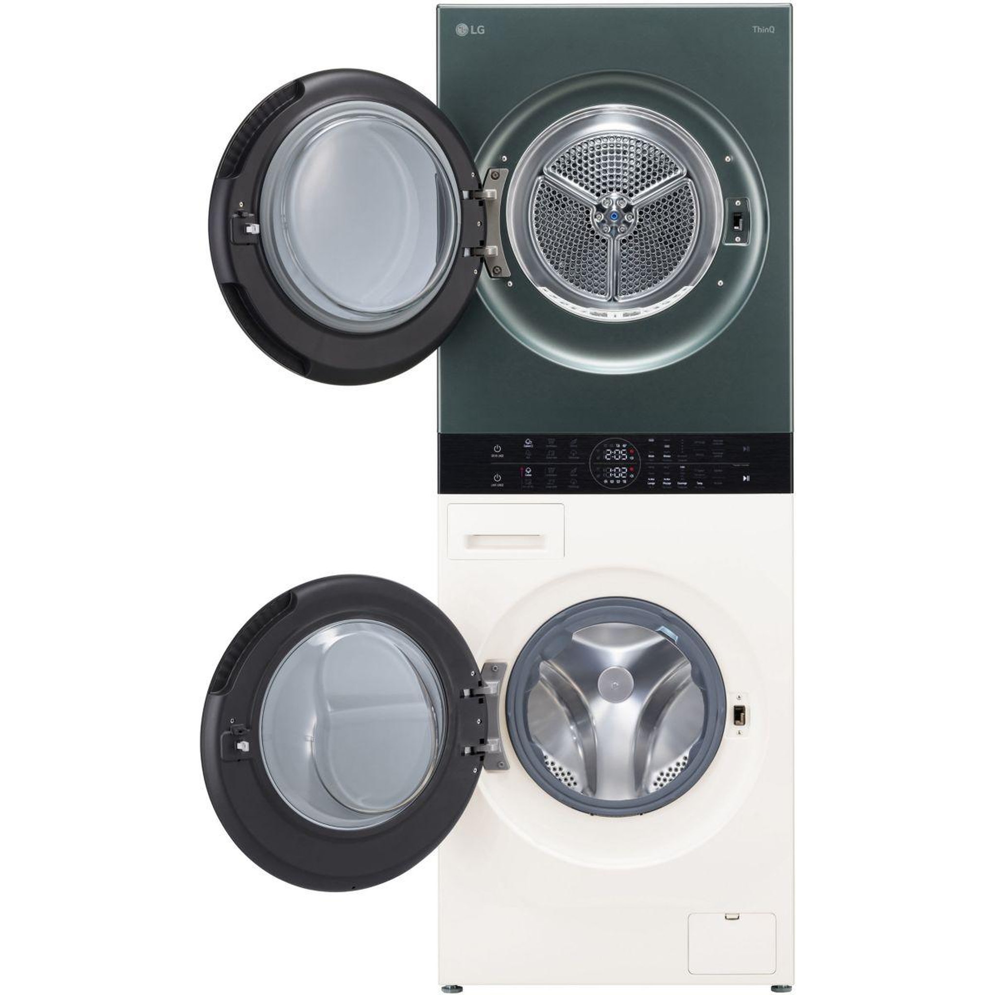 Voir la diapositive 3 : LG Lave linge séchant hublot f214wt8grbe washtower