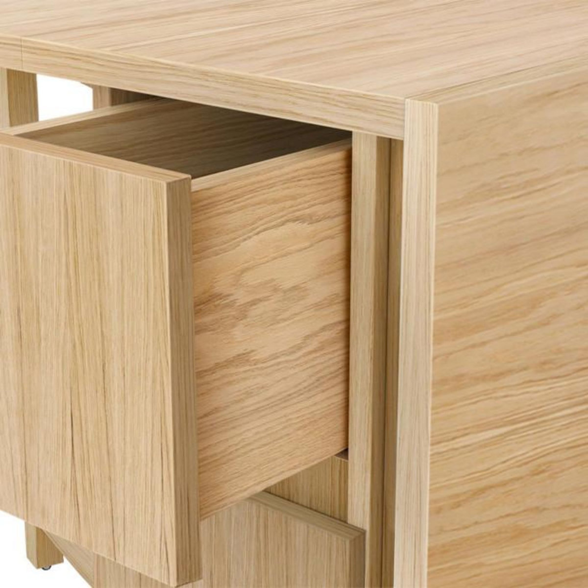 Paris Prix Table Console Pliante  Kungla  170cm Chêne