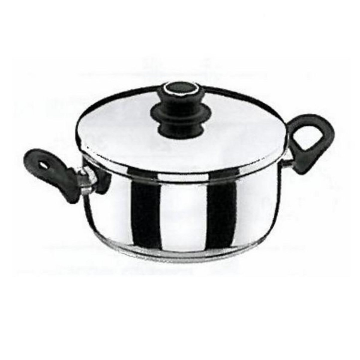 Lacor Faitout inox 26cm + couvercle - 85026