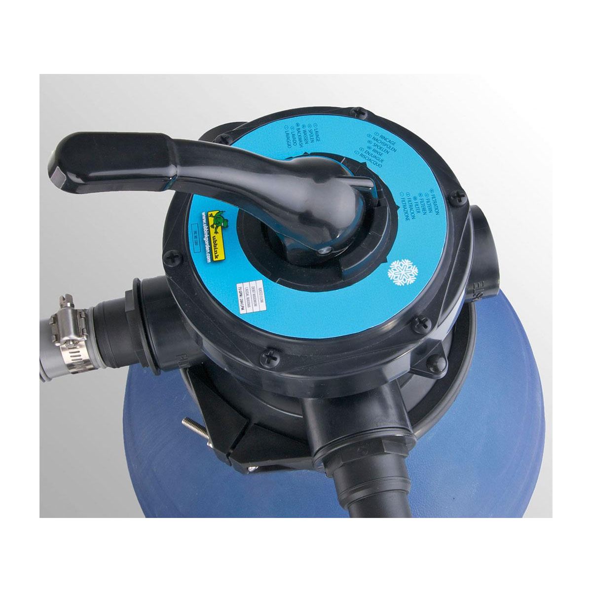 Ubbink Vanne 4 voies pour filtre à sable PoolFilter Ø 300 mm - Ubbink