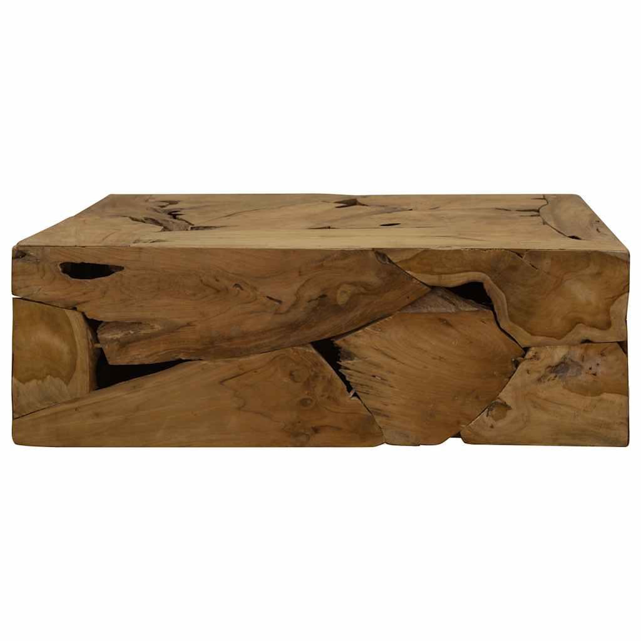 Voir la diapositive 2 : VIDAXL Table basse 90x50x30 cm teck veritable marron